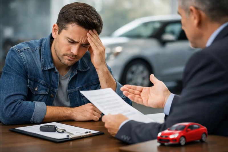 Refus de prêt auto avec mauvais crédit, que faire?